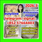 eutylone PMK bmk opioid benzodiazepines bromazolam protonitazene 5cladba raw materials